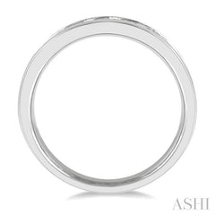ASHI 11 Stone Channel Set Diamond Wedding Band 33311PPFHWG