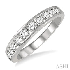ASHI 11 Stone Channel Set Diamond Wedding Band 33312PPPHPL