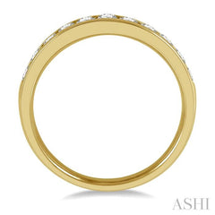 ASHI 11 Stone Channel Set Diamond Wedding Band 33313PPFHYG