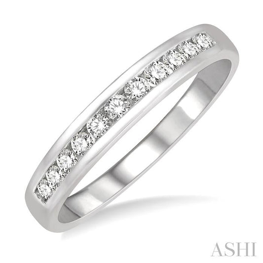 ASHI 11 Stone Channel Set Diamond Wedding Band 33316PPPHPL