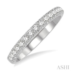 ASHI Diamond Wedding Band 33325PPFHWG