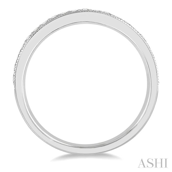 ASHI Diamond Wedding Band 33336PPFHWG
