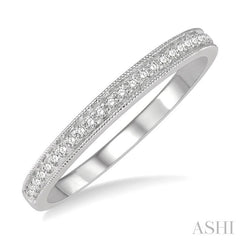 ASHI Diamond Wedding Band 33338PPFHWG