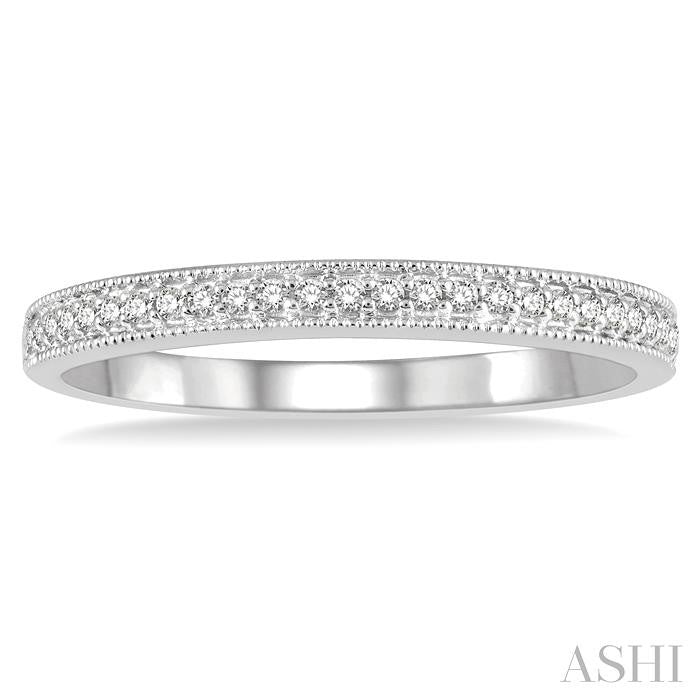 ASHI Diamond Wedding Band 33338PPFHWG