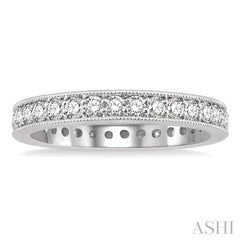 ASHI Eternity Diamond Wedding Band 33361PPFGWG
