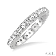 ASHI Eternity Diamond Wedding Band 33371PPFGWG