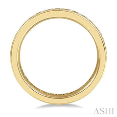 ASHI Channel Set Eternity Diamond Wedding Band 33381PPFGYG
