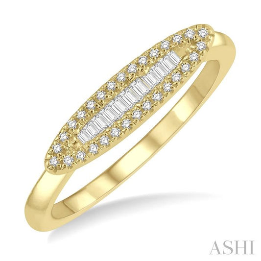 ASHI Stackable Petite Baguette Diamond Fashion Ring 333A7PPTGYG