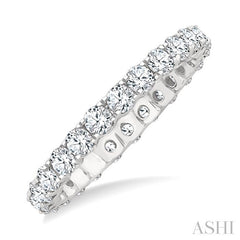 ASHI Round Shape Eternity Diamond Wedding Band 33490PPFGWG-1.50