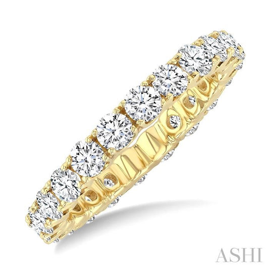 ASHI Round Shape Eternity Diamond Wedding Band 33490PPFGYG-2.00
