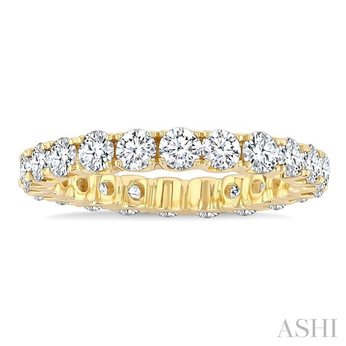 ASHI Round Shape Eternity Diamond Wedding Band 33490PPFGYG-2.00
