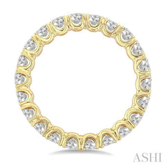 ASHI Round Shape Eternity Diamond Wedding Band 33490PPFGYG-2.00