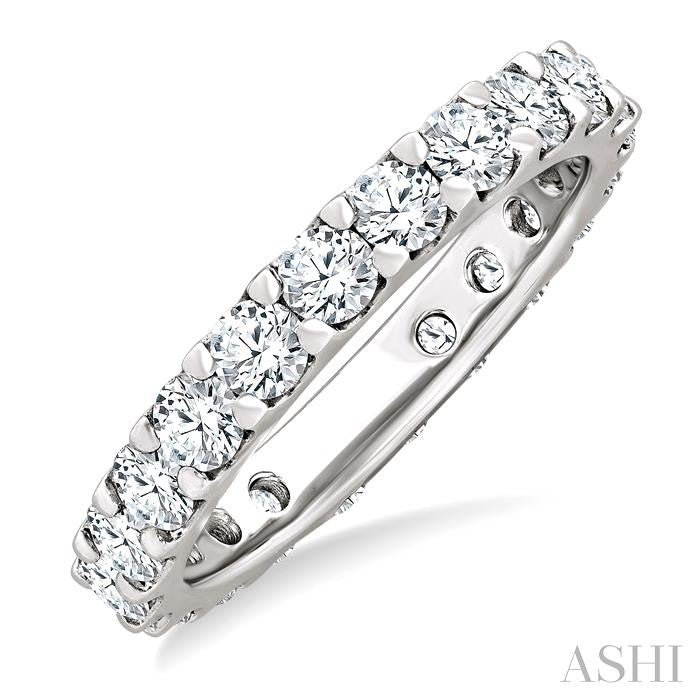 ASHI Round Shape Eternity Diamond Wedding Band 33530PPFGWG-2.00