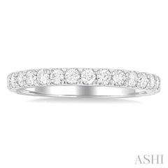 ASHI Round Shape Eternity Diamond Wedding Band 33531PPFGWG