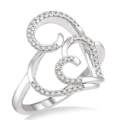 Parkplace Jewelers Double Heart Shape Diamond Fashion Ring 34408PPTSWG
