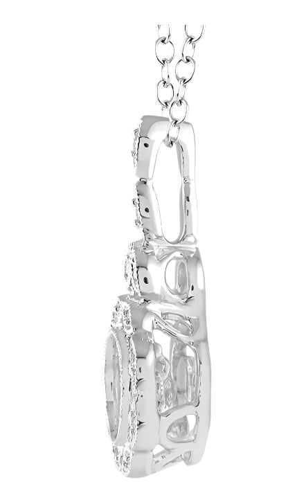 Parkplace Jewelers Silver Emotion Diamond Fashion Pendant 80099PPSXSLPD