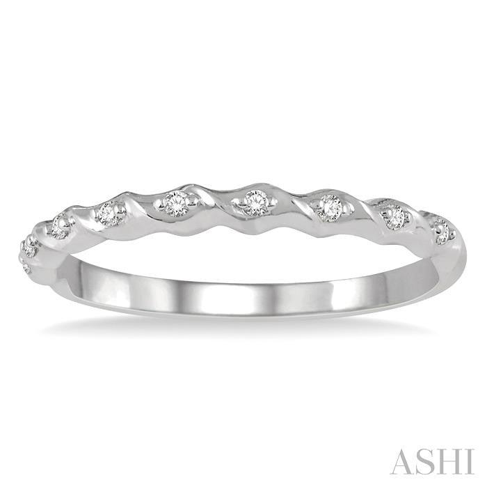 ASHI Stackable Diamond Wedding Band 34169PPFGWG