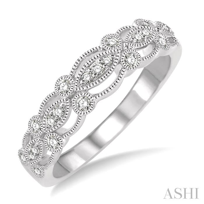 ASHI Stackable Diamond Wedding Band 34886PPFHWG