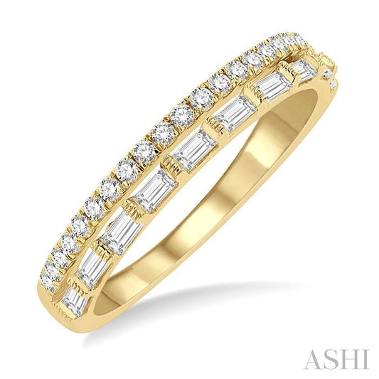 ASHI Stackable Baguette Diamond Fashion Band 348A3PPFGYG
