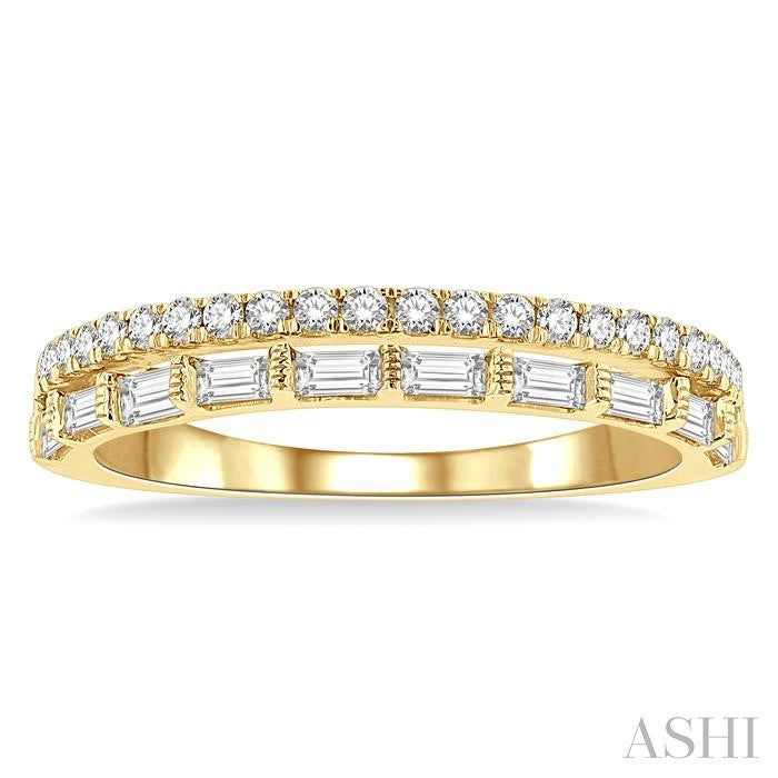 ASHI Stackable Baguette Diamond Fashion Band 348A3PPFGYG