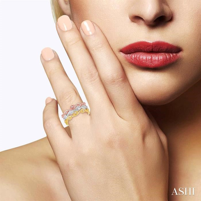ASHI Stackable Diamond Band Set 34937PPFN3T