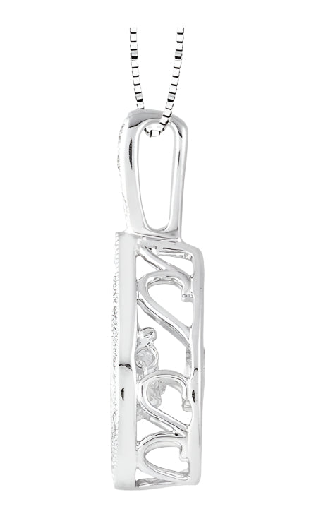 Parkplace Jewelers Pear Shape Emotion Diamond Pendant 69175PPFHPDWG