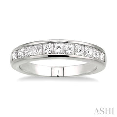 ASHI Channel Set Diamond Wedding Band 35071PPFCW