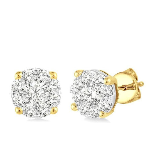 Parkplace Jewelers Round Shape Lovebright Essential Diamond Stud Earrings 91752PPFGERYW