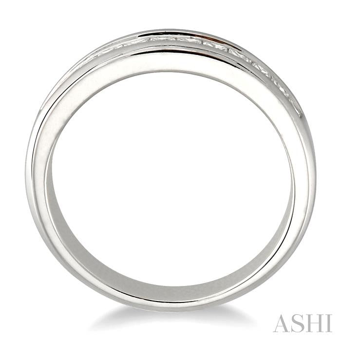 ASHI Channel Set Diamond Wedding Band 35233PPFRWG