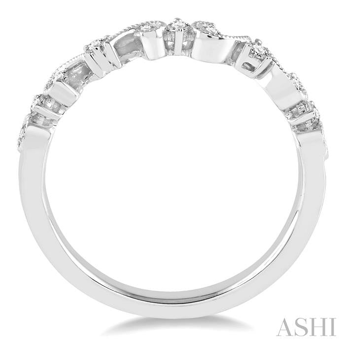 ASHI Stackable Diamond Wedding Band 35767PPFHWG