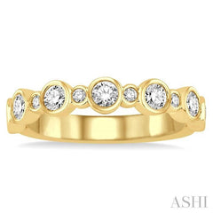 ASHI Stackable Diamond Wedding Band 35802PPFHYG