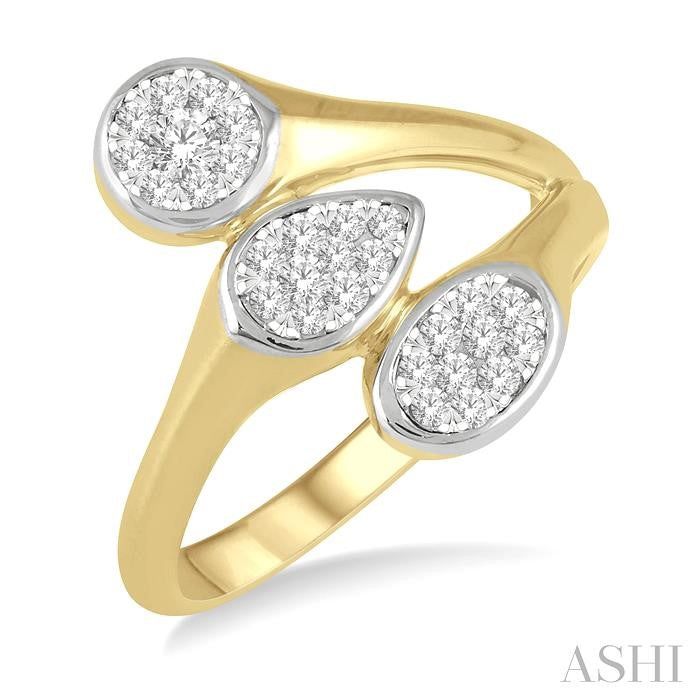 ASHI Mixed Shape Lovebright Diamond Fashion Ring 360P5PPTGYW