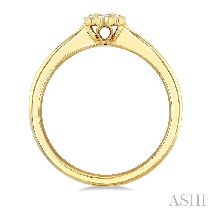 ASHI Clover Diamond Fashion Ring 361W8PPFGYG