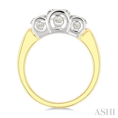 ASHI 3 Stone Diamond Fashion Ring 361Y0PPFGYW-1.5