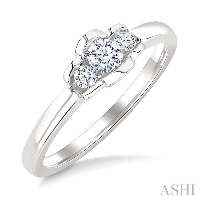 ASHI 3 Stone Diamond Fashion Ring 361Y6PPFGWG