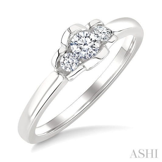 ASHI 3 Stone Diamond Fashion Ring 361Y6PPFGWG