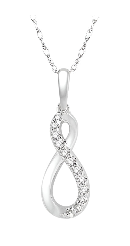 Parkplace Jewelers Infinity Petite Diamond Fashion Pendant 622A8PPTSPDWG