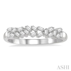 ASHI Scatter Baguette Diamond Fashion Ring 362E7PPFHWG