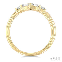 ASHI Chevron Mixed Shape Diamond Fashion Ring 362X5PPFHYG