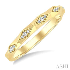 ASHI Geometric Stackable Diamond Fashion Band 362Y9PPTGYG