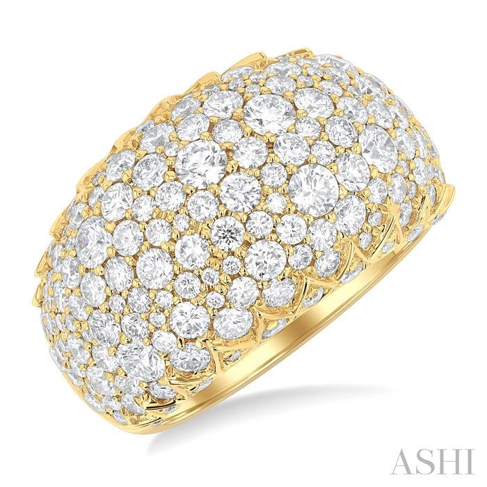ASHI Diamond Fashion Dome Ring 363F0PPFGYG-3.30