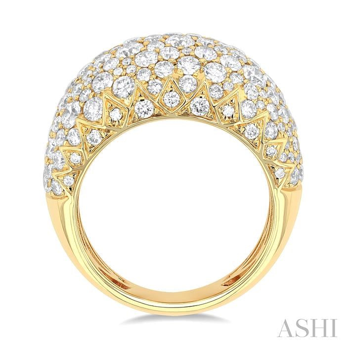 ASHI Diamond Fashion Dome Ring 363F0PPFGYG-3.30