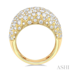 ASHI Diamond Fashion Dome Ring 363F0PPFGYG-3.30