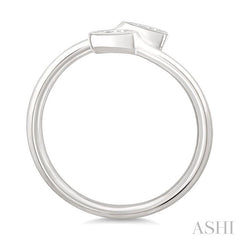 ASHI Emerald Shape Bezel Coil Diamond Fashion Ring 363W7PPFGWG-OC