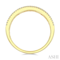 ASHI Flush Set Diamond Fashion Band 363Y5PPFGYG