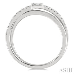 ASHI Criss Cross Baguette Diamond Fashion Ring 364D8PPFGWG