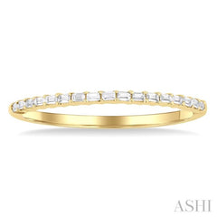 ASHI Stackable Baguette Diamond Fashion Band 364F8PPTGYG