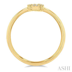 ASHI Block 'A' Initial Diamond Ring 365D9PPTSYG-A