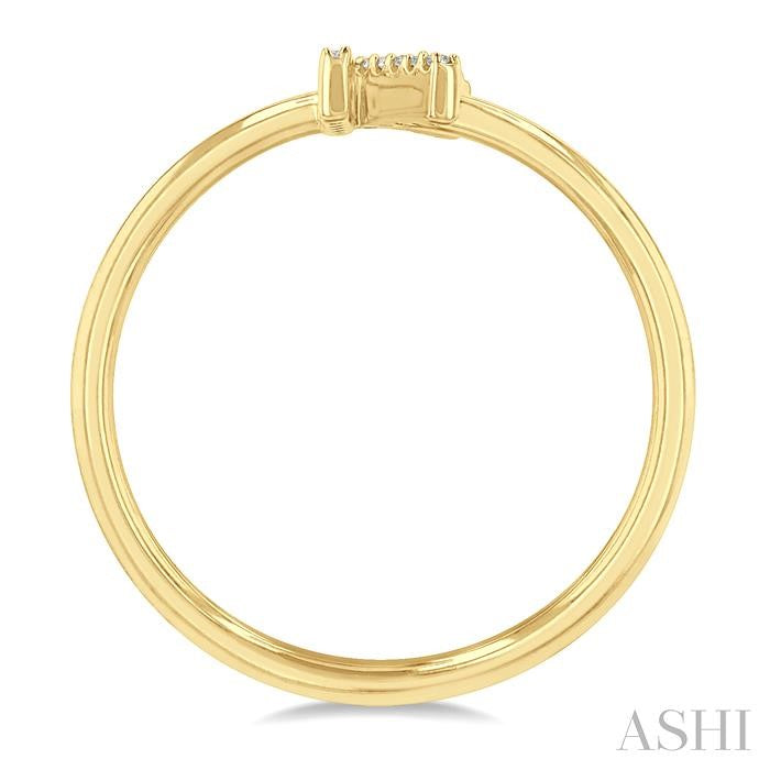ASHI Block 'K' Initial Diamond Ring 365D9PPTSYG-K