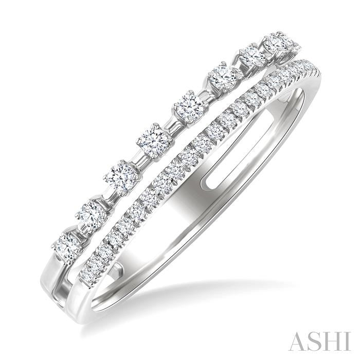 ASHI Double Row Diamond Fashion Band 365J6PPFGWG